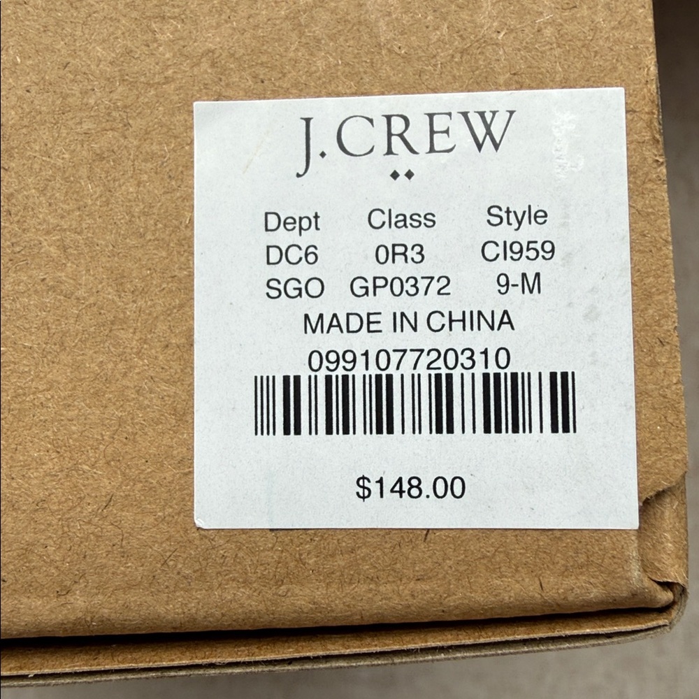 NWT! MSRP $148 J.Crew Elegant Gold Strappy Heels - Picture 7 of 7